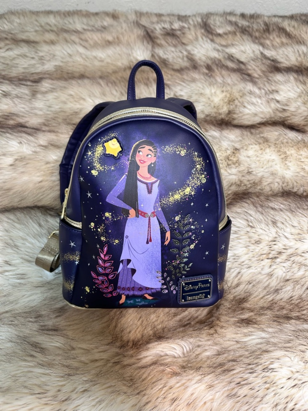 Disney Jasmine Navy Mini Backpack